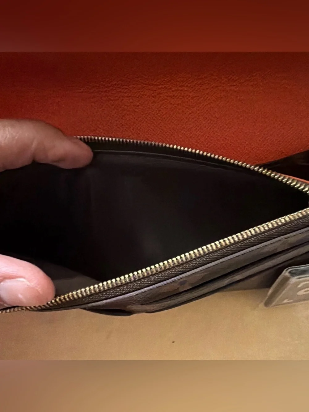 Authentic Louis Vuitton Monogram Emilie Wallet – Coquelicot Interior / COA